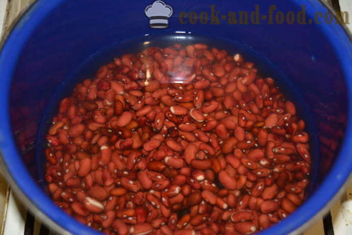 Lobi z červených fazúľ s mrkvou a lukom- ako variť Lobi červených fazúľ, krok za krokom recept fotografiách