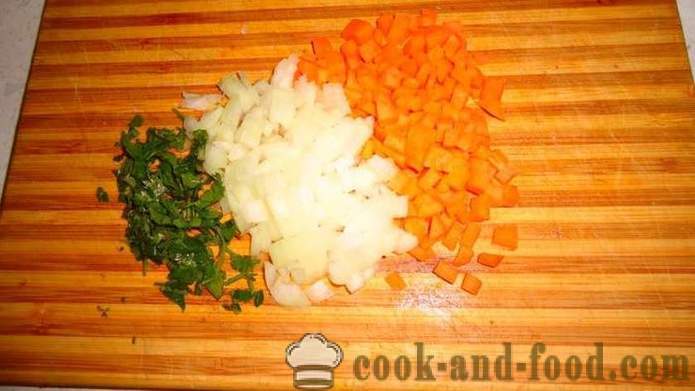 Králičie polievka so zemiakmi - ako uvariť chutnú polievku z králika, krok za krokom recept fotografiách