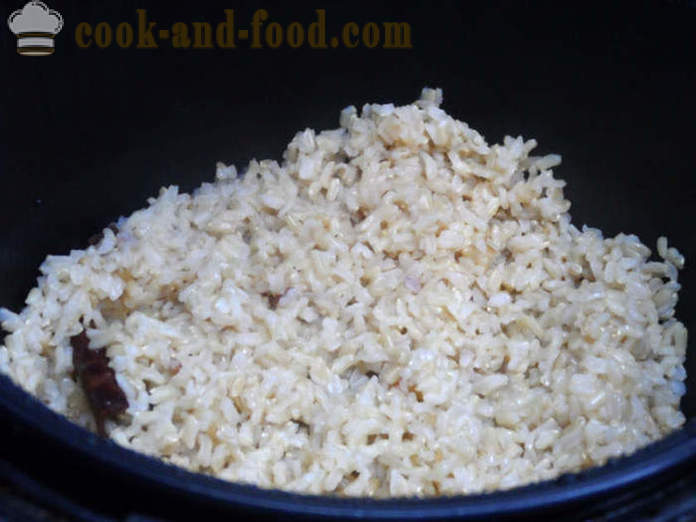 Vianočný sochivo ryža - ako sa varí sochivo na Štedrý deň, krok za krokom recept fotografiách