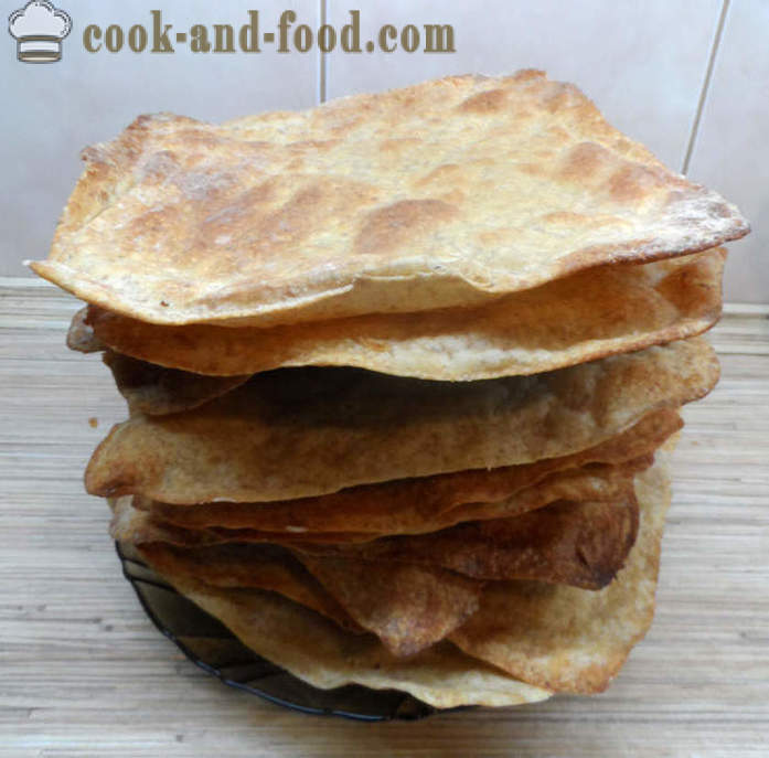 Chapati - indické koláče - ako sa robí chapatis doma krok za krokom recept fotografiách