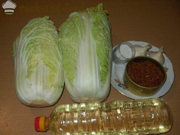 Čínska kapusta kimchi v kórejčine - ako sa kimchi doma krok za krokom recept fotografiách