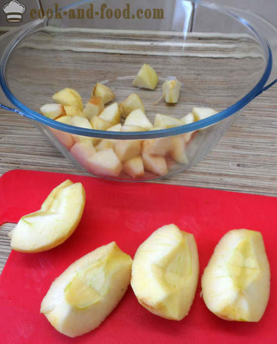 Apple mousse s želatínou - ako sa robí jablkový kompót doma, krok za krokom recept fotografiách