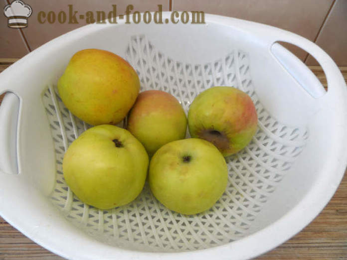 Apple mousse s želatínou - ako sa robí jablkový kompót doma, krok za krokom recept fotografiách