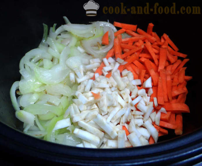 Rizoto so zeleninou v multivarki mrazené a sušené - ako variť rizoto v multivarki doma krok za krokom recept fotografiách