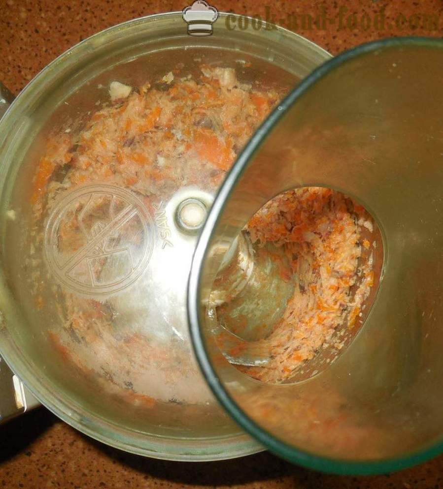 Classic Pate sleď s rozpusteným syrom a mrkvou - ako variť foie sleďa doma krok za krokom recept fotografiách