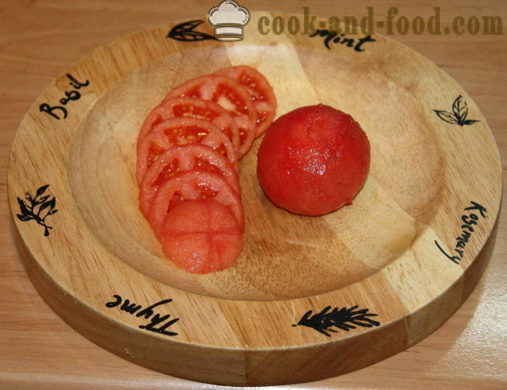 Mäso kastról s cuketou a paradajkami - ako variť mäso kastról do rúry s krok za krokom recept fotografiách