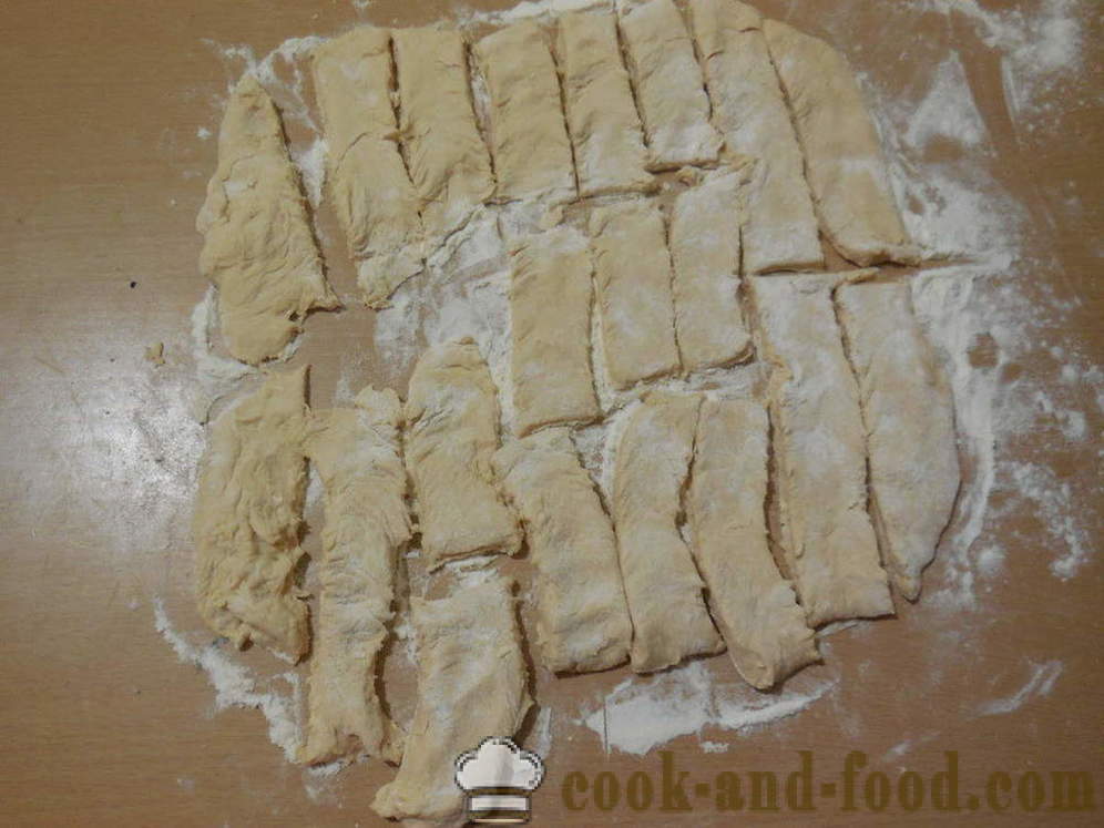 Cookies zemiaková kaša - ako sa pečie zemiakové palice v rúre, s krok za krokom recept fotografiách