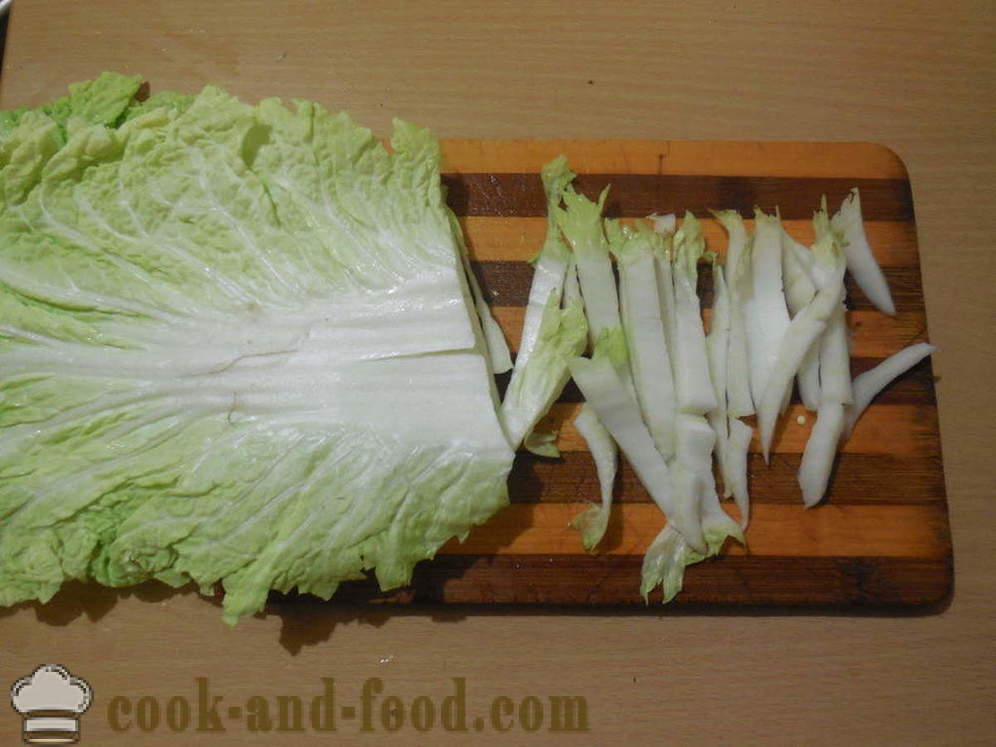 Zelenina v kórejčine - varenie zeleniny v kórejčine, krok za krokom recept fotografiách