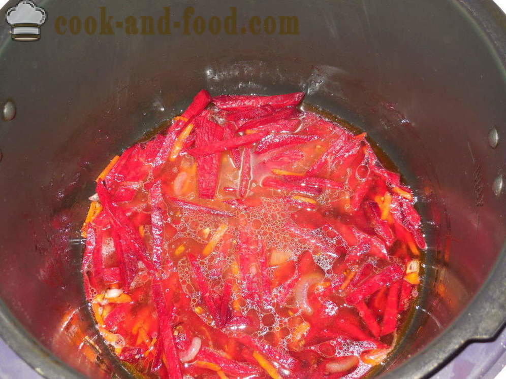 Zeleninová polievka s sardinky v paradajkovej omáčke v multivarki - ako variť zeleninovú polievku s ančovičkami, krok za krokom recept fotografiách