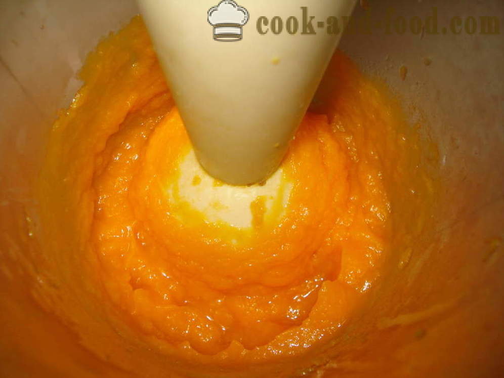Otvorená tekvicový koláč s orechmi a medom - ako variť tekvicový koláč v rúre, sa krok za krokom recept fotografiách