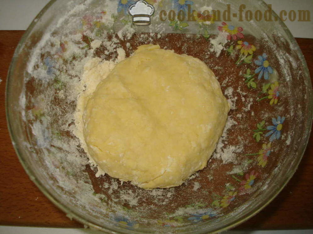 Otvorená tekvicový koláč s orechmi a medom - ako variť tekvicový koláč v rúre, sa krok za krokom recept fotografiách