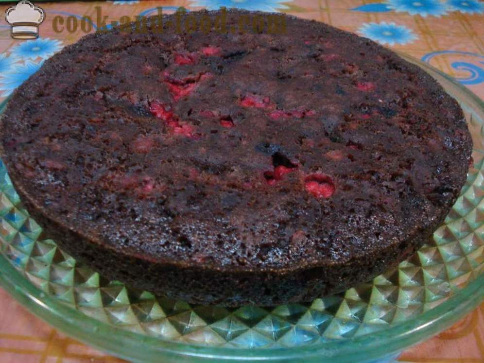 Lean čokoládová torta bez vajíčok - ako variť čokoládovú tortu v multivarki krok za krokom recept fotografiách