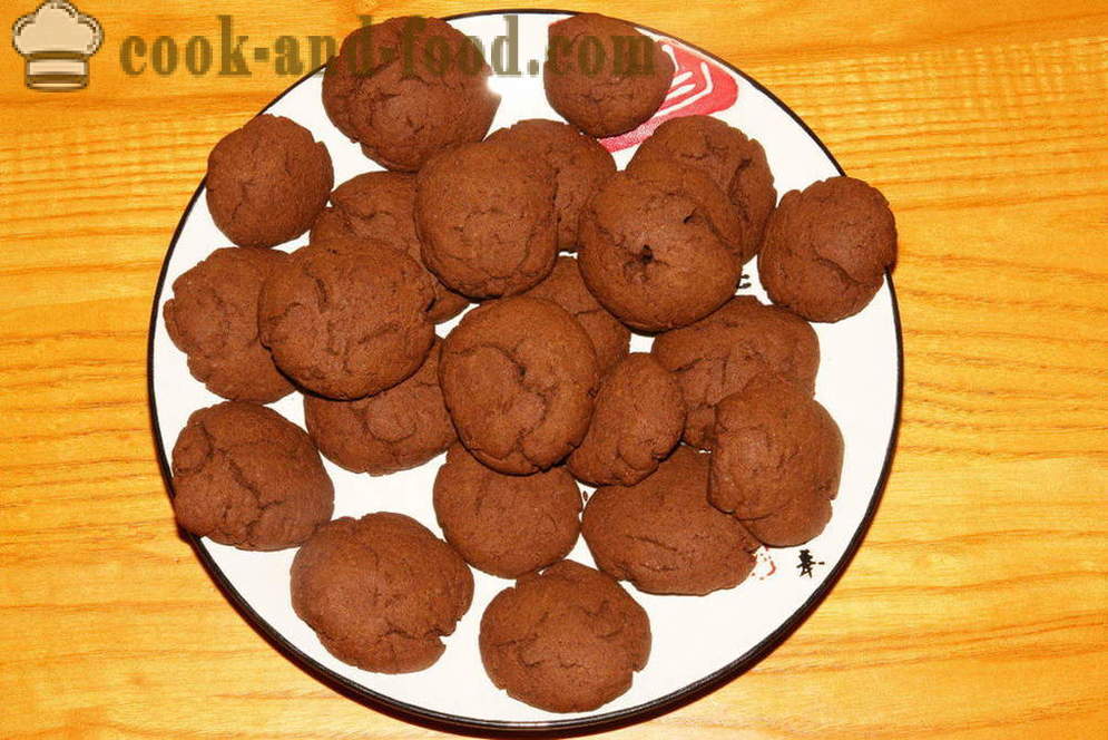 Rýchla a ľahká sušienky čokoláda čip - ako sa robí sušienok doma krok za krokom recept fotografiách