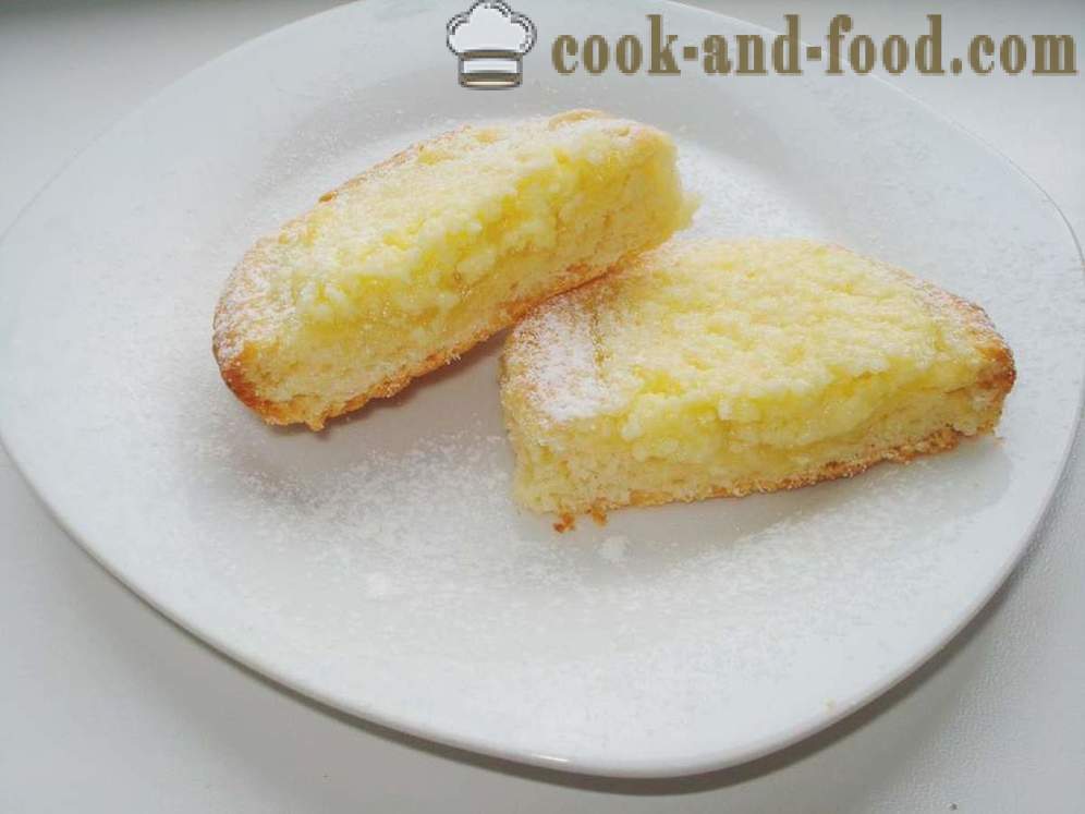 Tvarohový koláč s cesto v rúre - ako variť tvarohový koláč s tvarohom, krok za krokom recept fotografiách