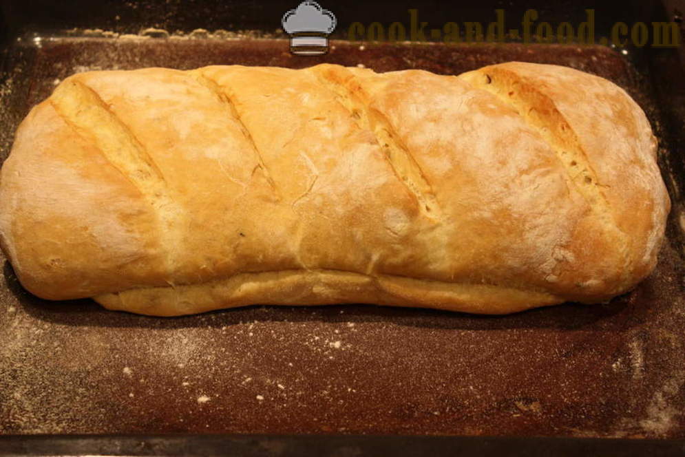 Domáci tekvicový chlieb - ako sa pečie chlieb s tekvicou v rúre, sa krok za krokom recept fotografiách