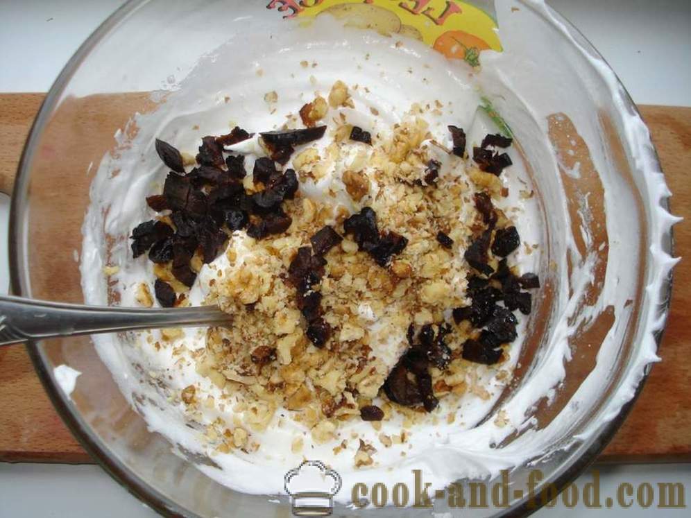 Pusinky s orechmi a sušené ovocie v rúre - ako variť pusinky v domácnosti krok za krokom recept fotografiách