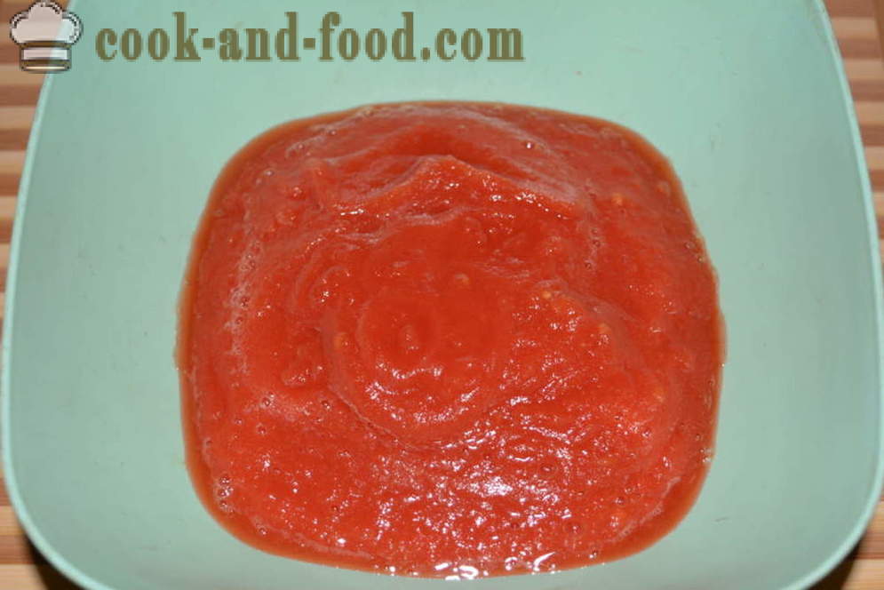 Paradajková polievka s mäsovými guľkami - ako variť paradajková polievka s mäsovými guľkami, sa krok za krokom recept fotografiách
