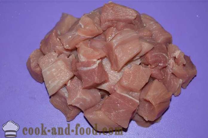 Chutí pohánka s mäsom v panve - ako uvariť pohánkovú kašu s mäsom, krok za krokom recept fotografiách