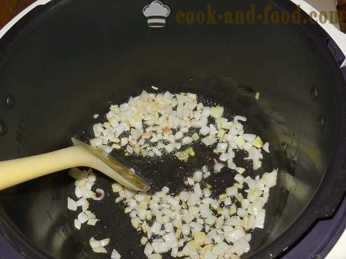 Baklažán dusená na smotane s cesnakom ako huby - Ako variť baklažán dusené s kyslou smotanou, krok za krokom recept fotografiách