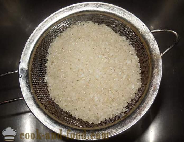 Ako sa varí ryža kašu na vode na ozdobu - recept s fotografiou