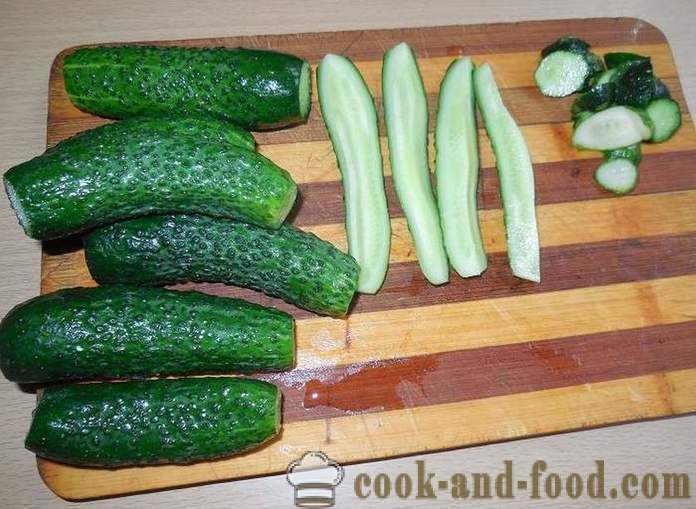 Chrumkavé uhorky v balení - ako rýchlo urobiť uhorky, recept s fotkou