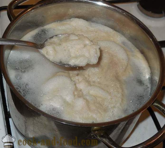 Chutnú domácu polievka s fazuľou v ukrajinčine - ako variť polievku s fazuľou v ukrajinčine - krok za krokom recept fotografiách
