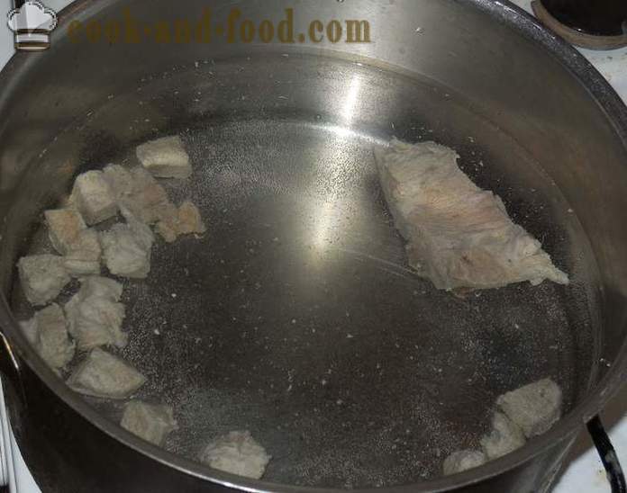 Kapustnyak čerstvého kapusta - ako variť bulgur kapustnyak s krúpami - recept s fotkou