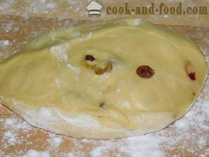 Talianska panettone - jednoduché a chutné mazanec v pekárni - krok za krokom recept fotografiách