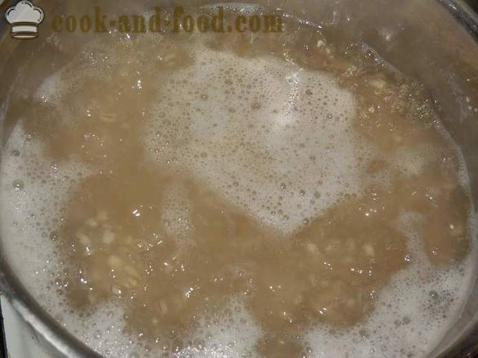 Delicious jačmeň kaša na vode - krok za krokom recept s fotografiami - ako variť jačmeň kaše