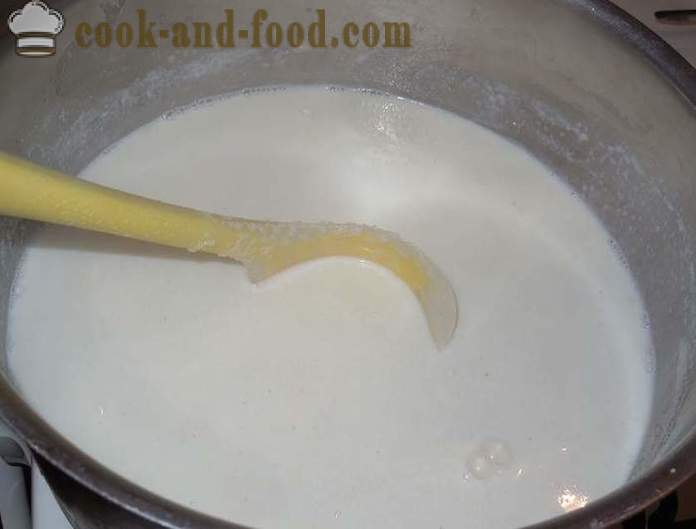 Ako uvariť kašu s mliekom bez hrudiek - krok za krokom recept krupica s fotografiami
