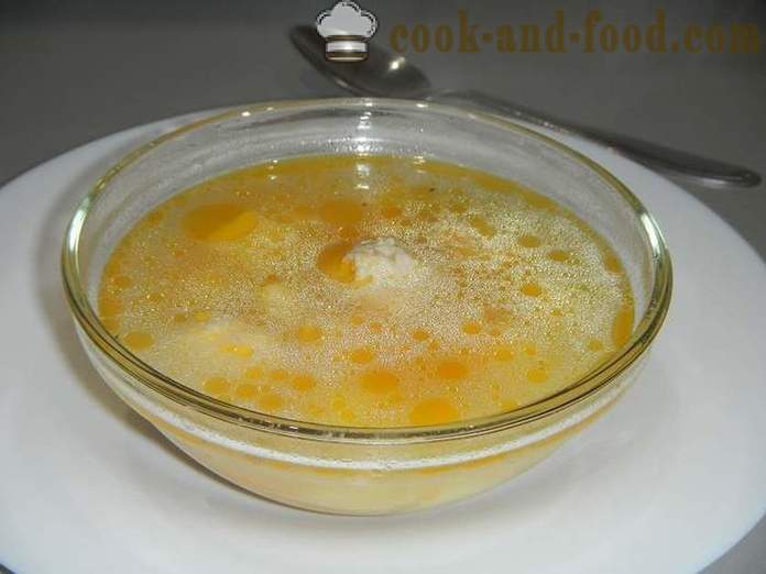 Delicious polievka s knedličkami a rezancami - krok za krokom recept s fotografiami, ako variť polievku s knedličkami