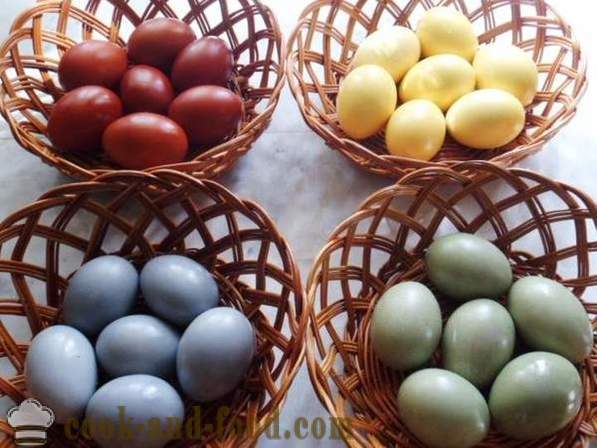 Prírodné farbivá pre vajcia na Veľká noc - Ako sa robí prírodné farbivo doma