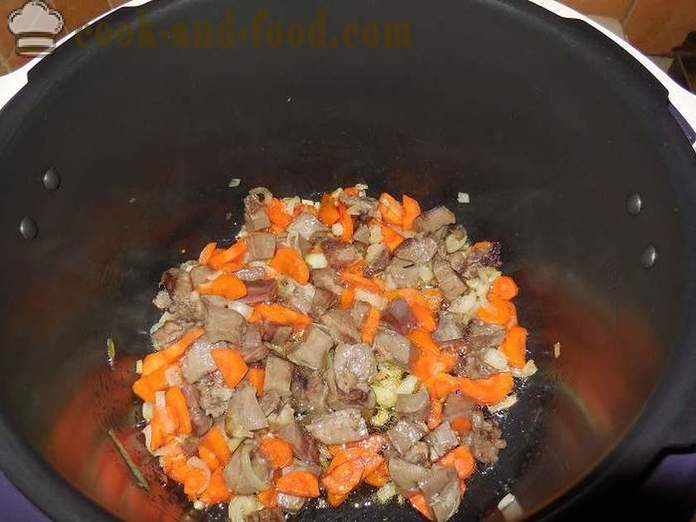 Zeleninový guláš v multivarki, s mäsom a zemiaky - Ako variť hovädzí guláš v multivarki krok za krokom recept s fotografiami.