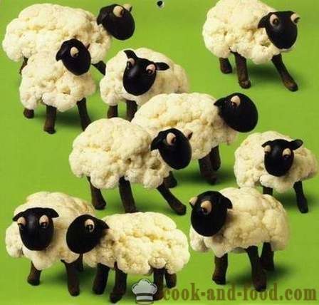 Šaláty na nový rok 2015 - novoročné šalát recepty na rok ovce.