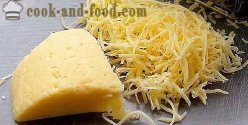 Huby plnené syrom a zapečené v rúre. Jednoduché a chutné recepty s fotkami.