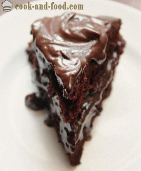 Čokoládová torta - jednoduché a chutné, inkrementálny fotoretsept.