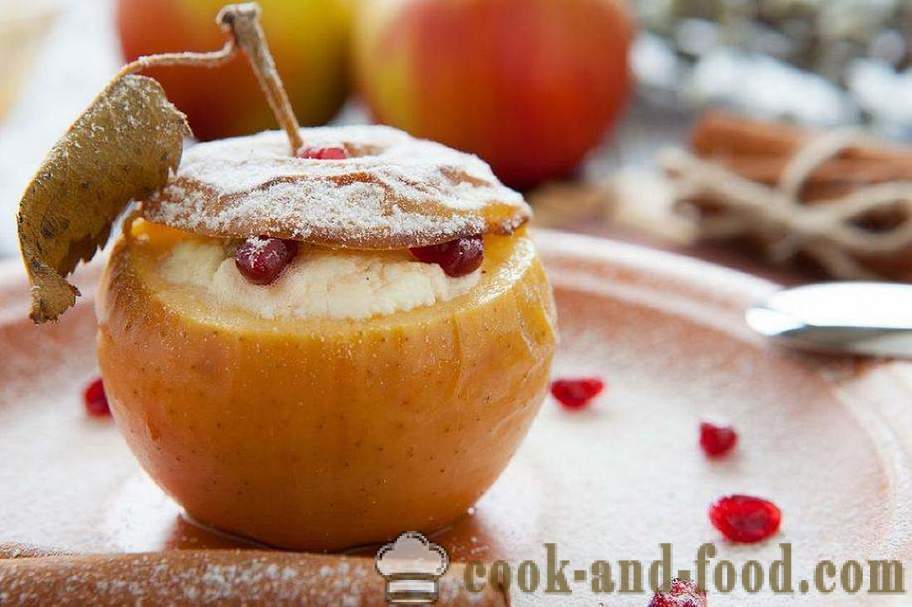 Ako variť pečené jablká - video recepty doma