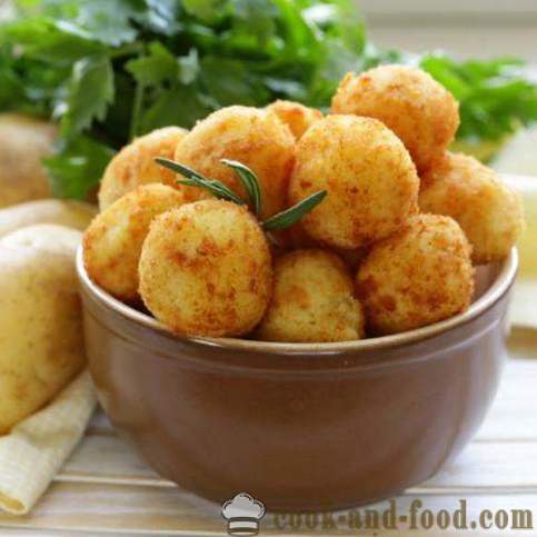 Guľôčky z zemiakovou kašou - recept