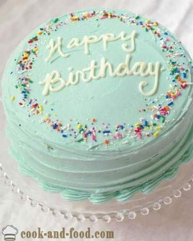 Ako vyrobiť sladké nápis na narodeninovú tortu
