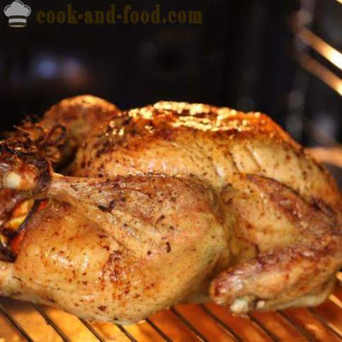 Ako lahodné pečené kura v rúre - video recepty doma