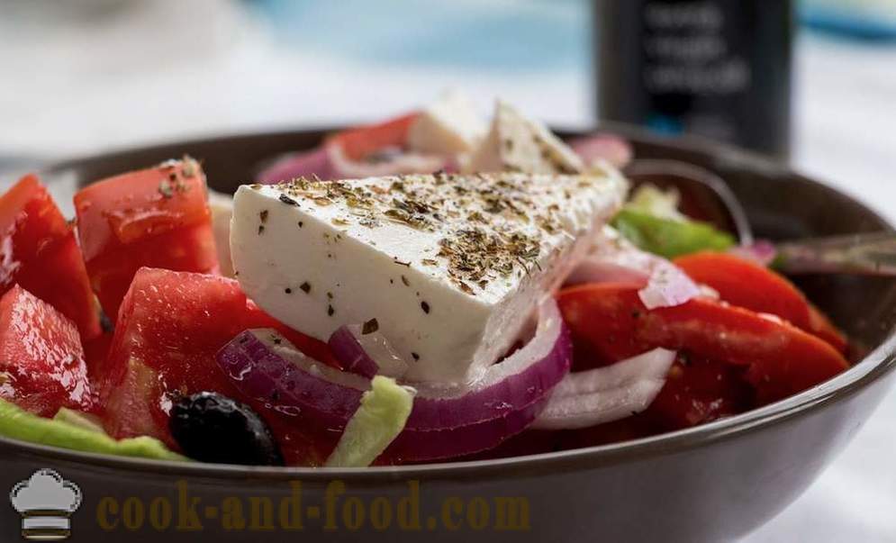 Ako sa pripraviť na korenie pre grécky šalát - videá recepty doma