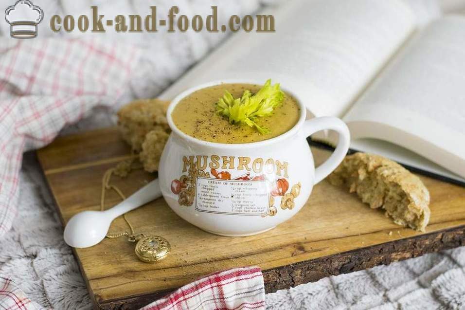 Biela hubová polievka: dva recepty na chutné pokrmy