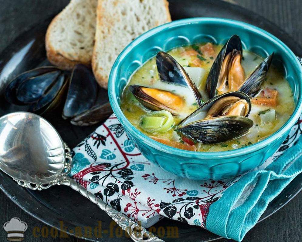 Tri chutné polievky recept morské plody
