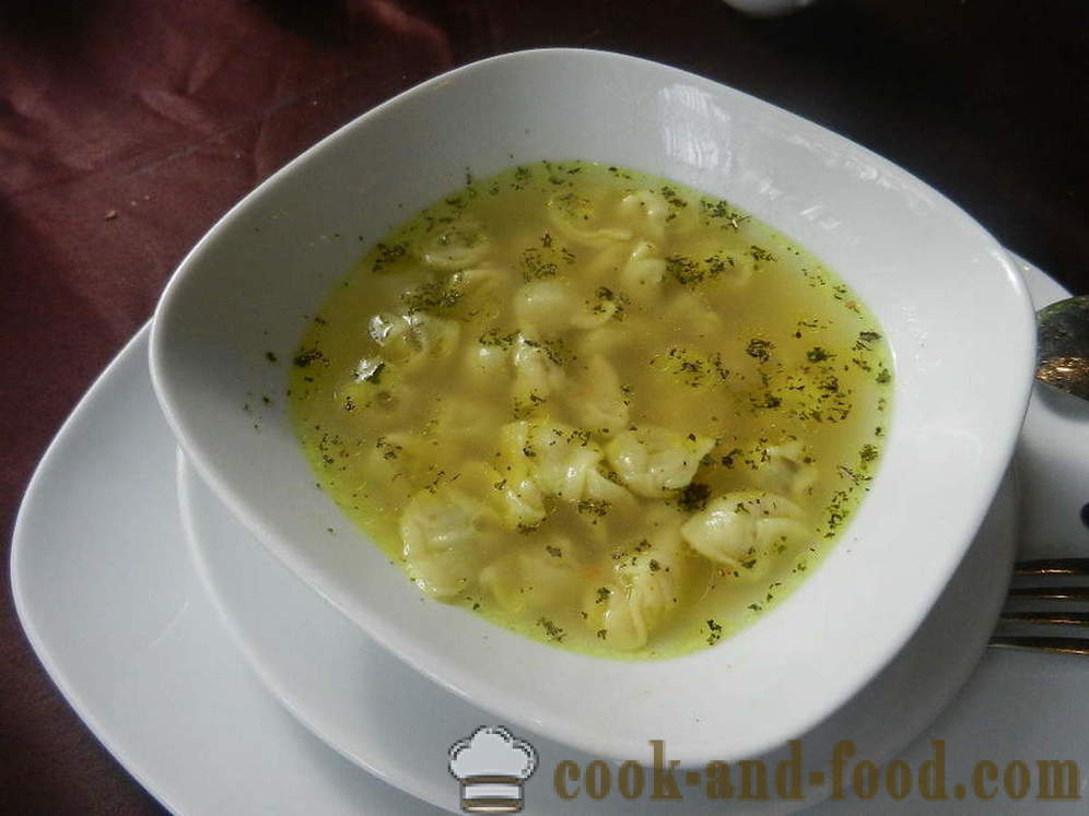 Ukrajinská polievka s knedľami, recepty