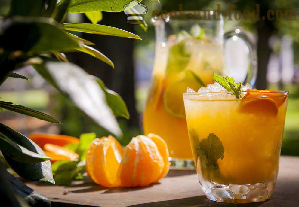 Čerstvá: mandarínka mojito mäta a malina limonáda - video recepty doma